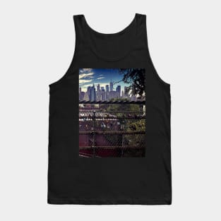 Manhattan Skyscrapers Skyline Love Padlocks NYC Tank Top